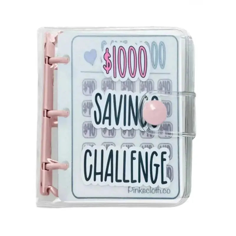 Creative $1,000 Savings Challenge Binder with Envelope