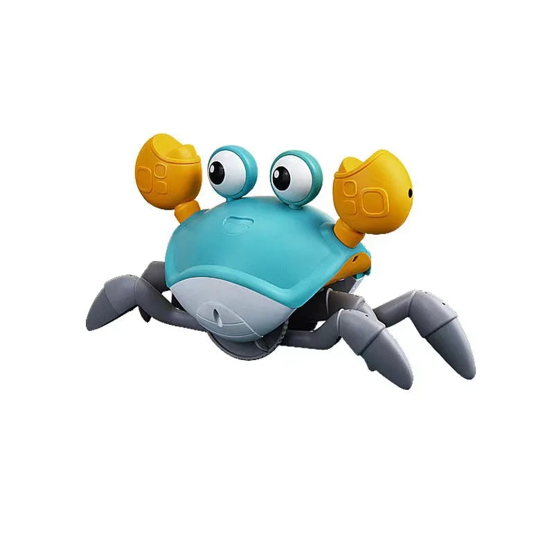 Cute Sensing Crawling Crab Baby Toys Interactive Walking Dancing with Music Automatically