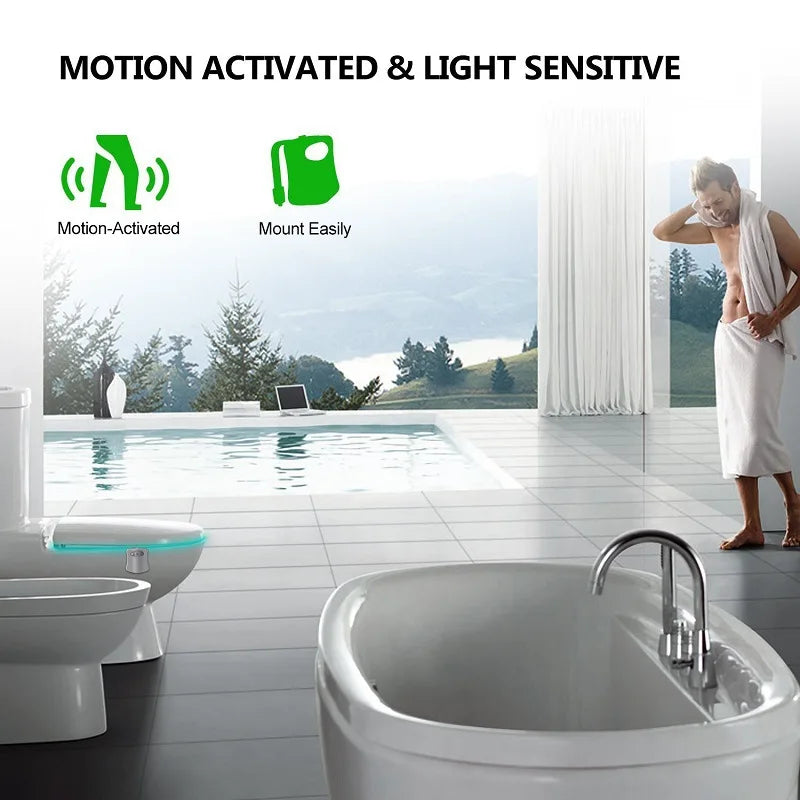 Mini Infrared Sensing Light LED Night Light Stick for Toilet