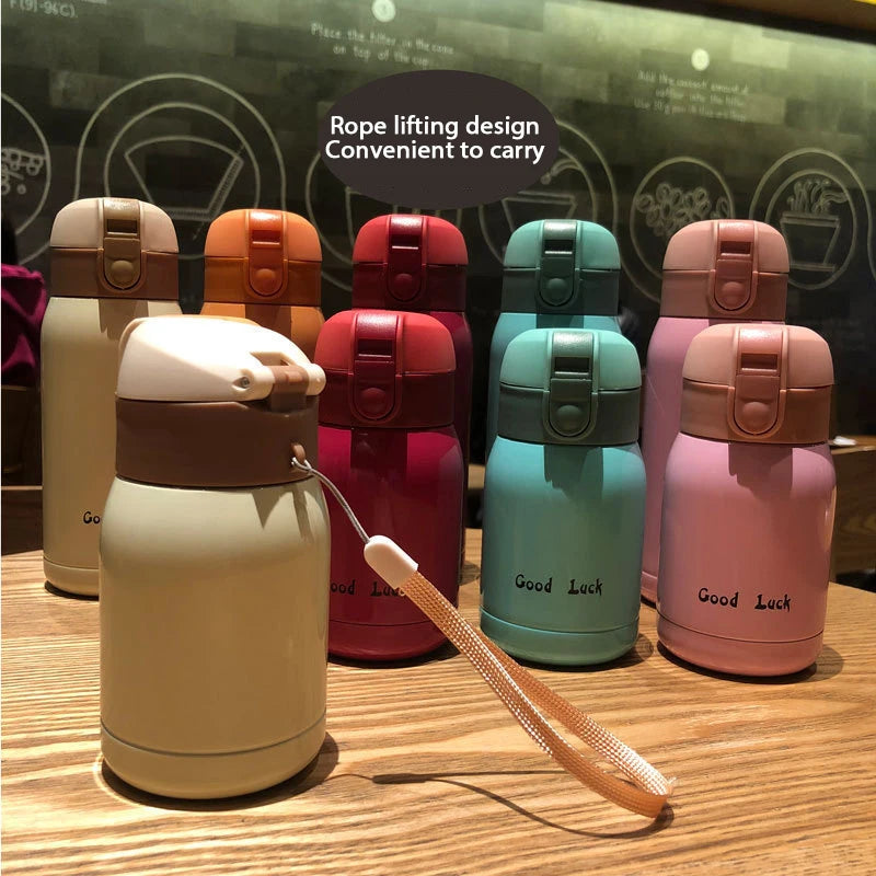 200ml/360ml Cute Candy Mini Stainless Steel Thermal Coffee Mug Vacuum flask insulated