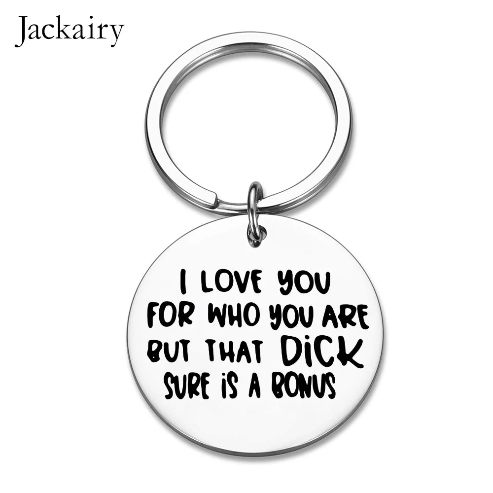 Funny Keychain for Boyfriend/Husband keychain/necklace