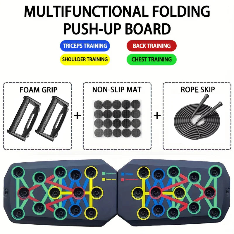 Push-up Board Set Multifunctional for Chest Abdomen Arms/Back Training