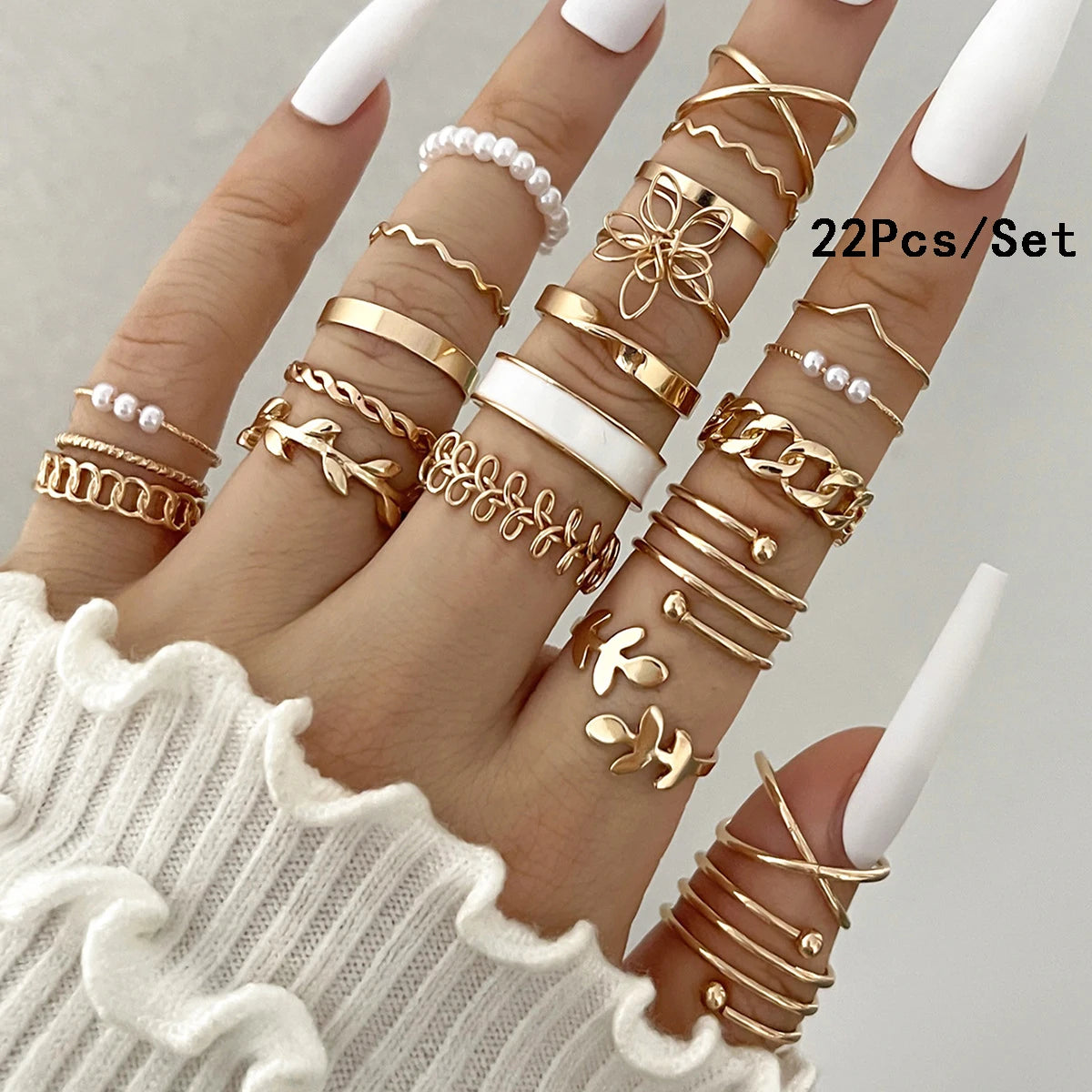 23Pcs Stunning but Simple Knuckle Rings