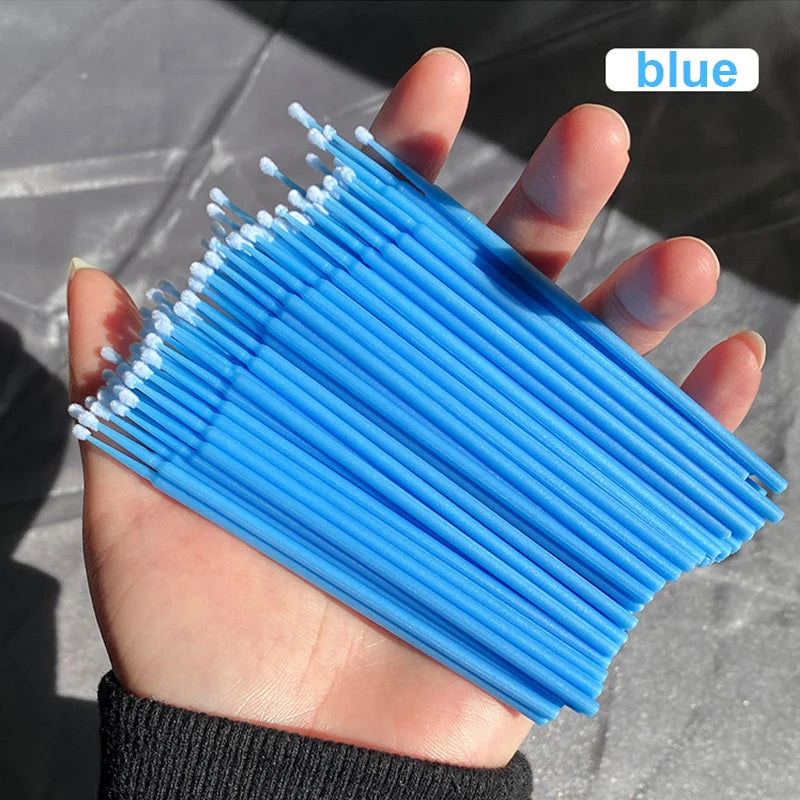 100Pcs Eyelash Cleaning Brush