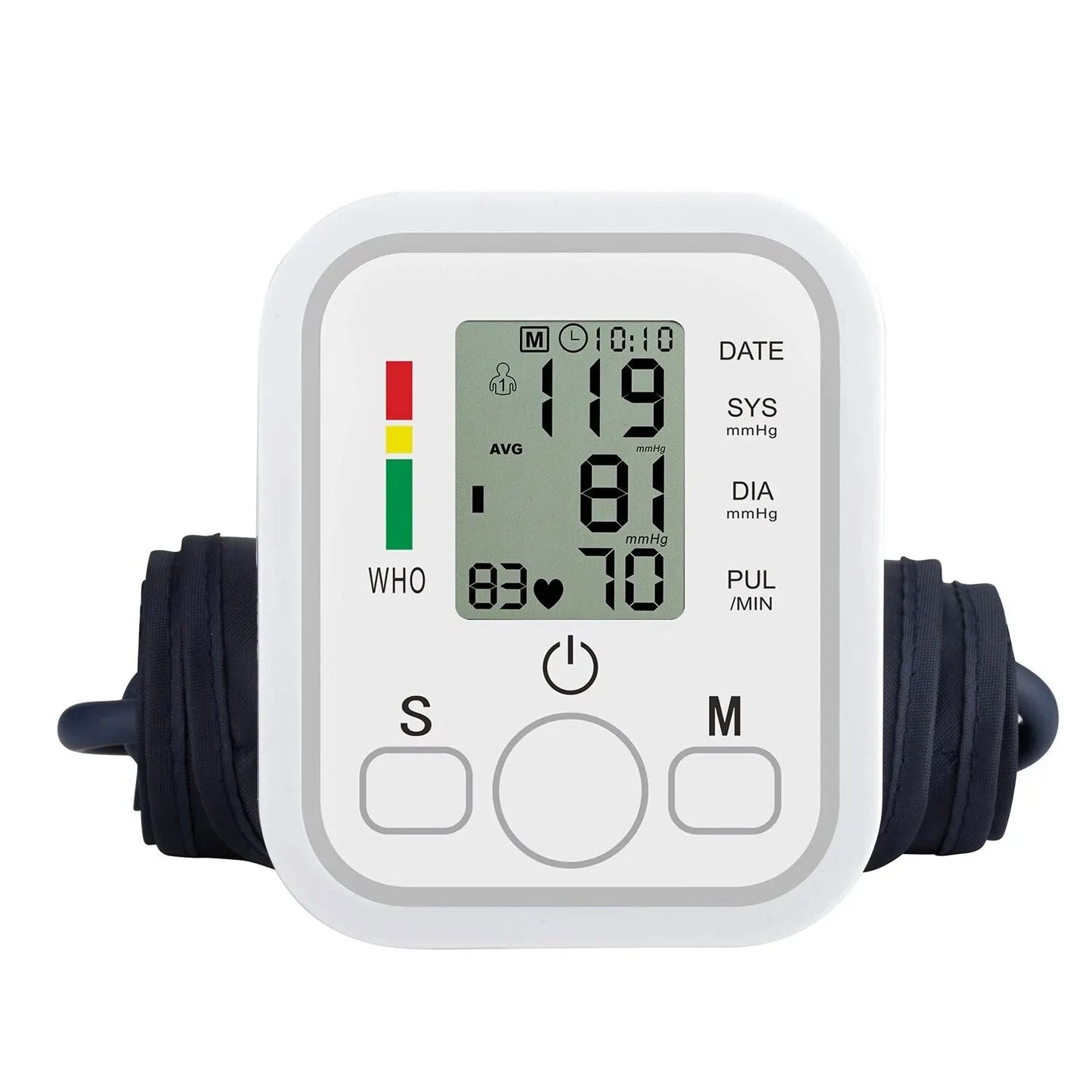 Medical Digital Arm BP Blood Pressure Automatic monitor, Heart Rate Pulse Meter Oximeter