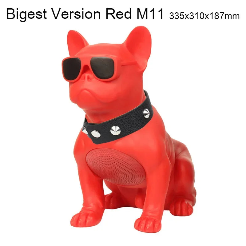 Big Bulldog Wireless Bluetooth Speaker Portable FM Heavy Bass 3D Sound Quality Surround Radio Multifunction  Subwoofer