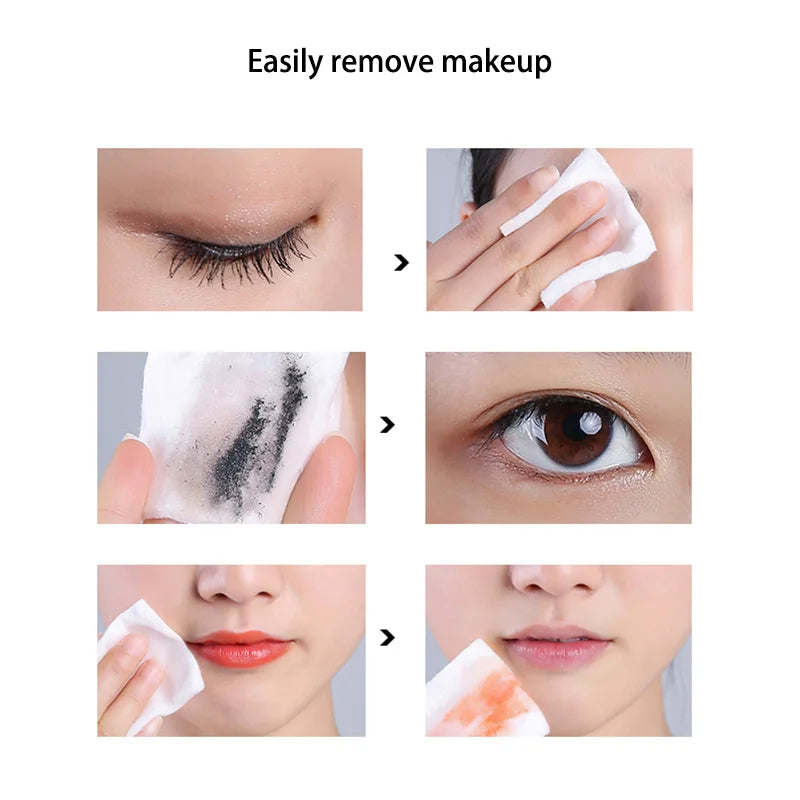 Portable Deep Cleaning Makeup Remover Oil 50pcs Travel-Friendly Single Capsules Camellia Secondary Throw for Easy Makeup Removal