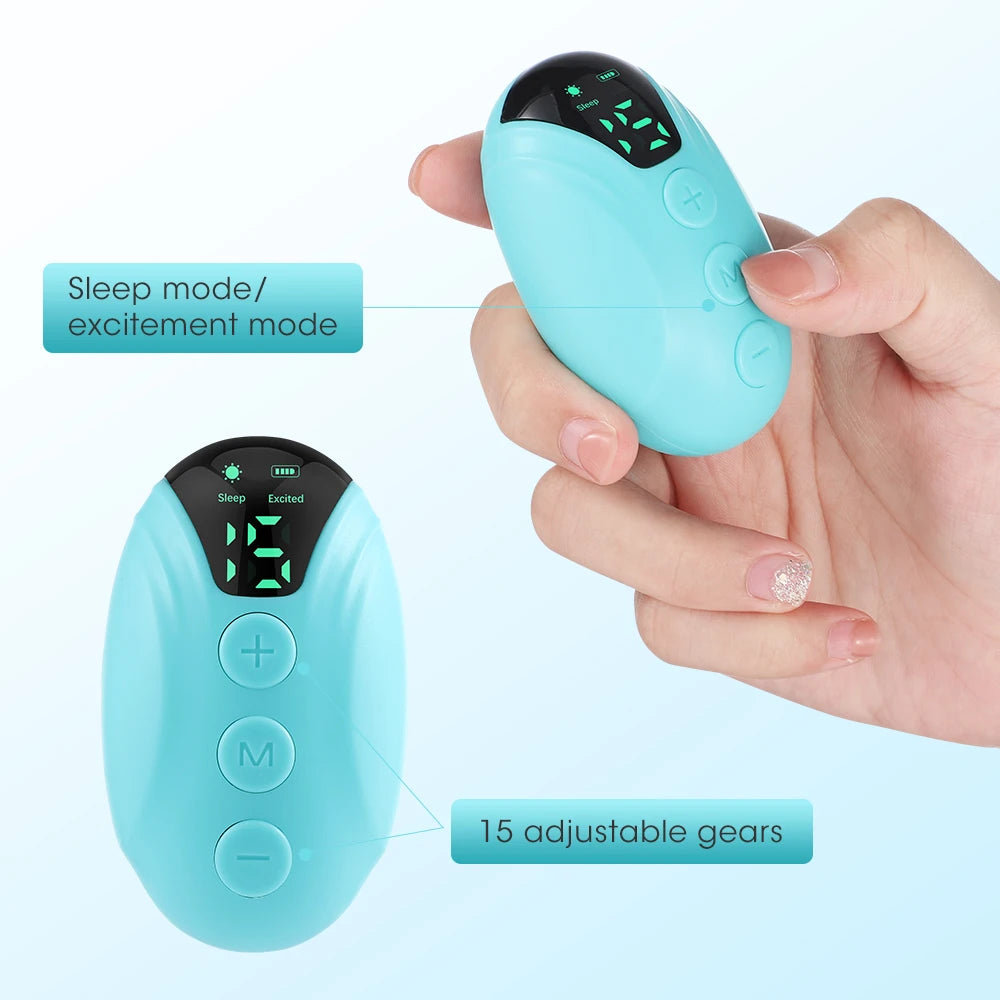 Handheld Mini CES Sleep Aid Smart Microcurrent EMS Pulse Stimulation Stress Pressure Anxiety good for Insomnia Relief