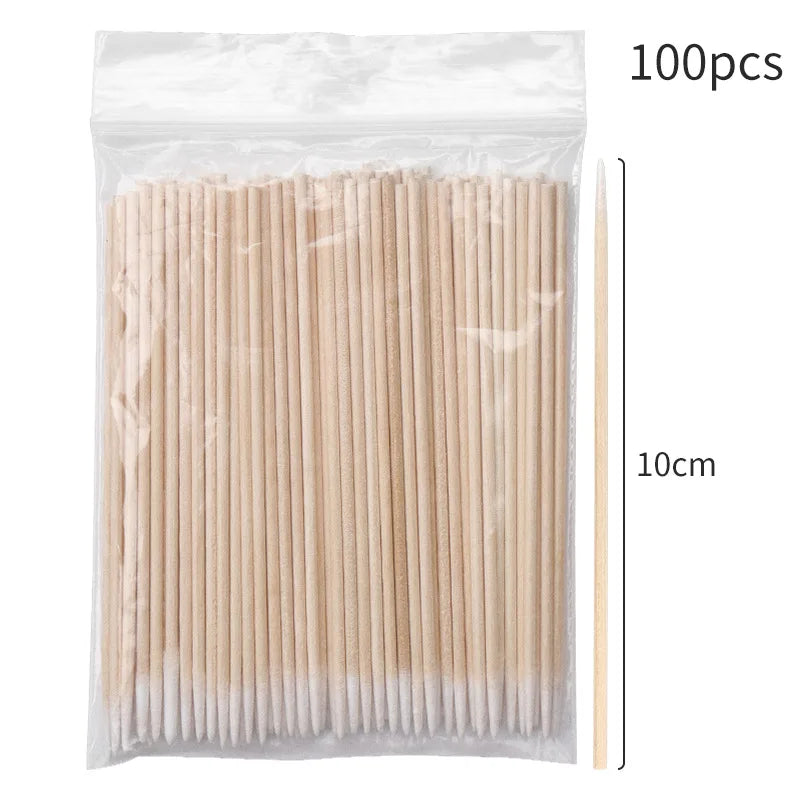 100Pcs Eyelash Cleaning Brush