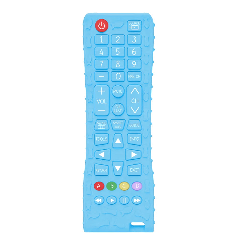 1PC Silicone Baby Toys TV Remote Control Shape Teether Toy