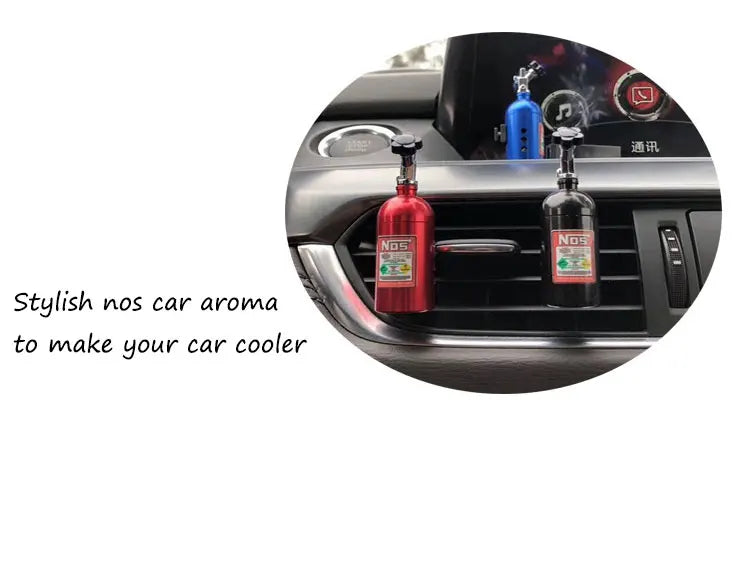 Car Air Freshener NOS Nitrogen Bottle Air Vent Aromatherapy Auto Aroma Outlet