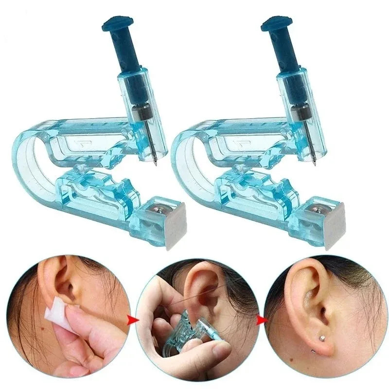 1-4Pcs Disposable Safe Painless Ear Piercing Tool,