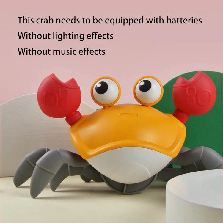 Cute Sensing Crawling Crab Baby Toys Interactive Walking Dancing with Music Automatically