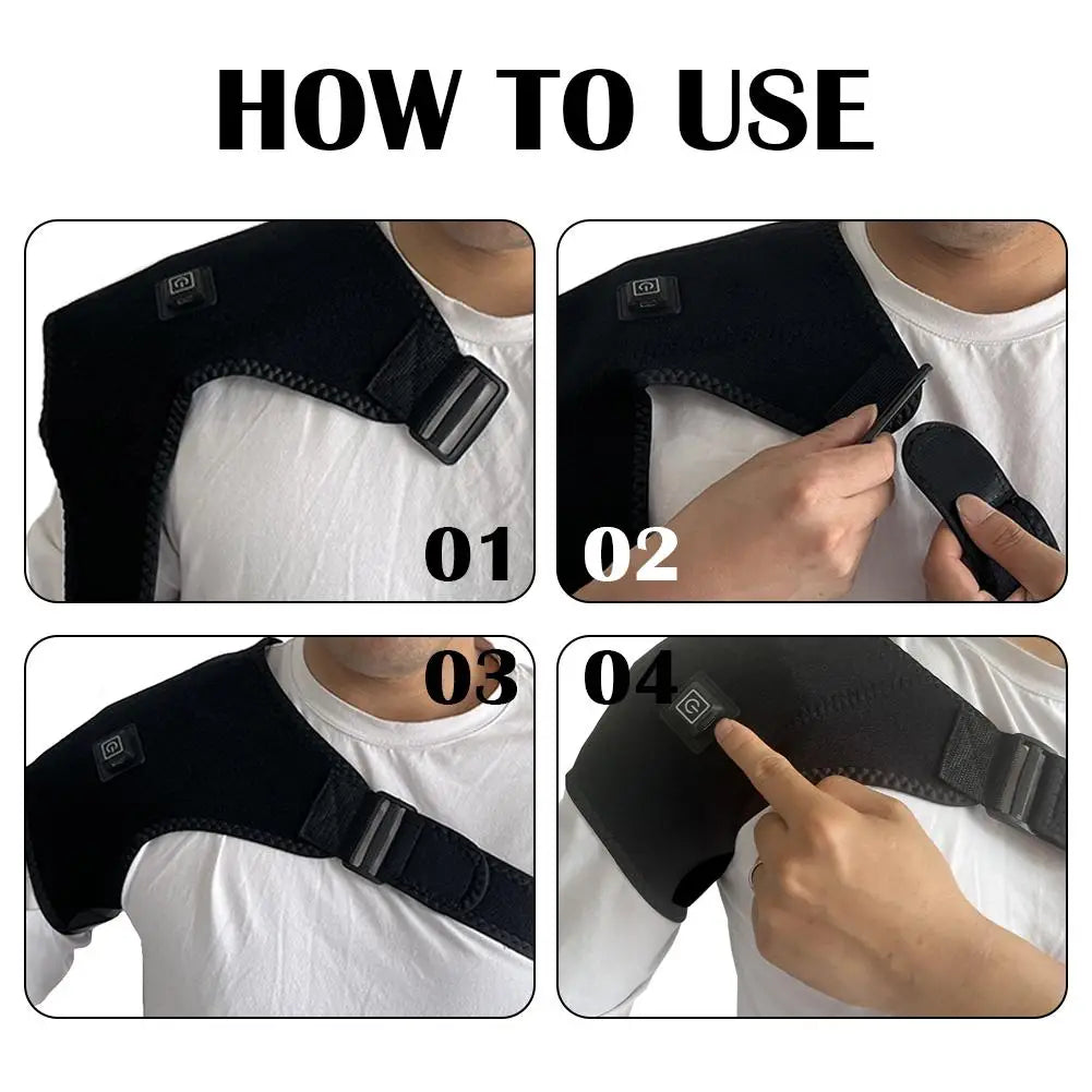 Heated Shoulder Adjustable brace