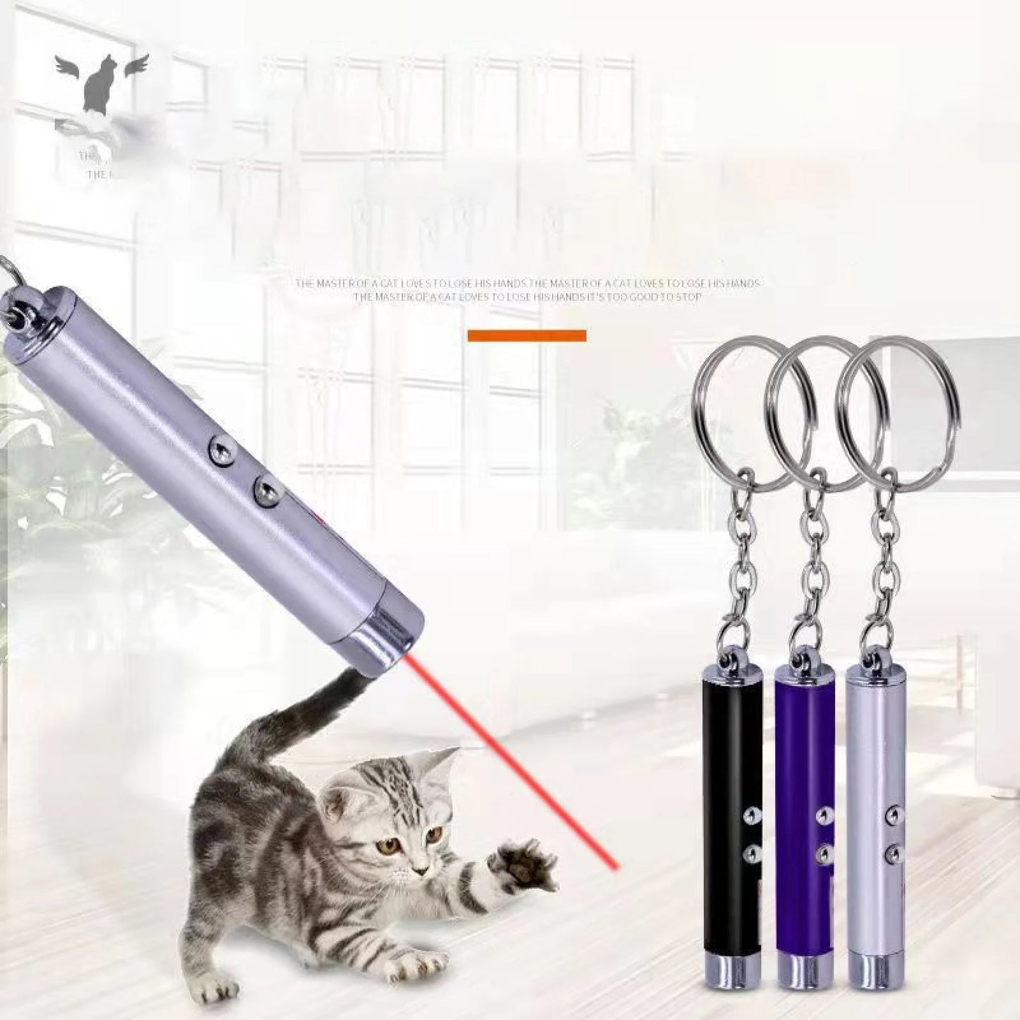 LED Red Point Fancy Cat Laser Pen