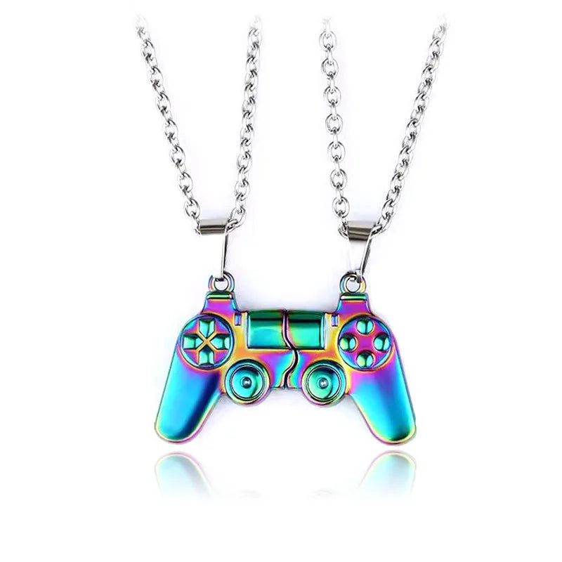 Hip-hop Gamepad Pendant Rope Chain Necklace