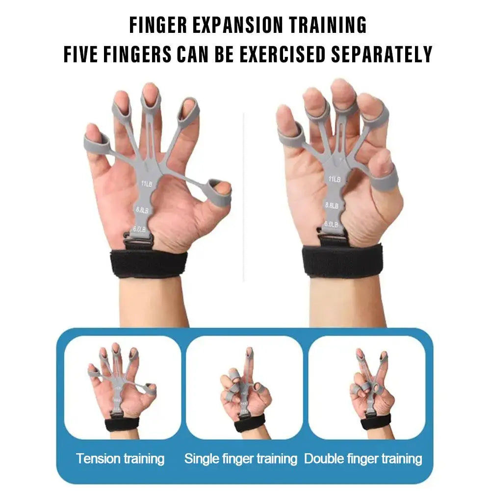 Hand Grip 5 Finger Exerciser Strength Training for Wrist