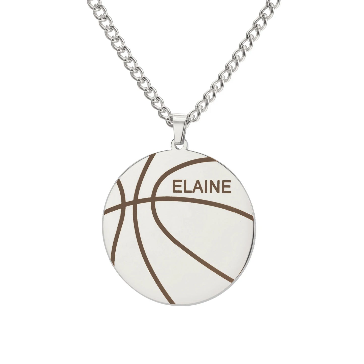 Custom Name Basketball Necklace