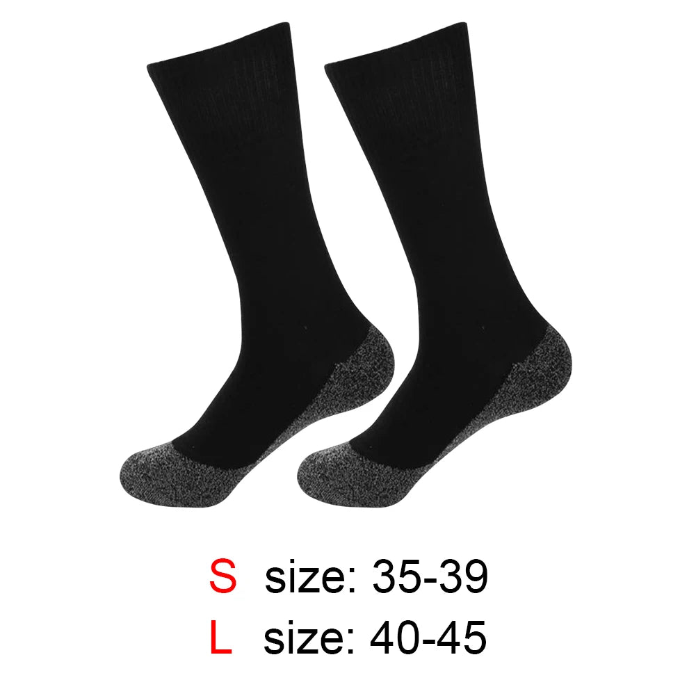 1/2Pairs Winter Self-Heating Socks for Men/ Women Elastic Anti-Slip