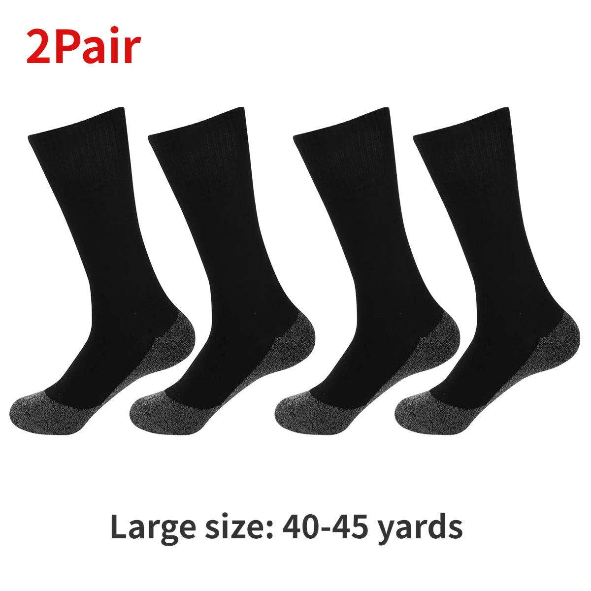 1/2Pairs Winter Self-Heating Socks for Men/ Women Elastic Anti-Slip