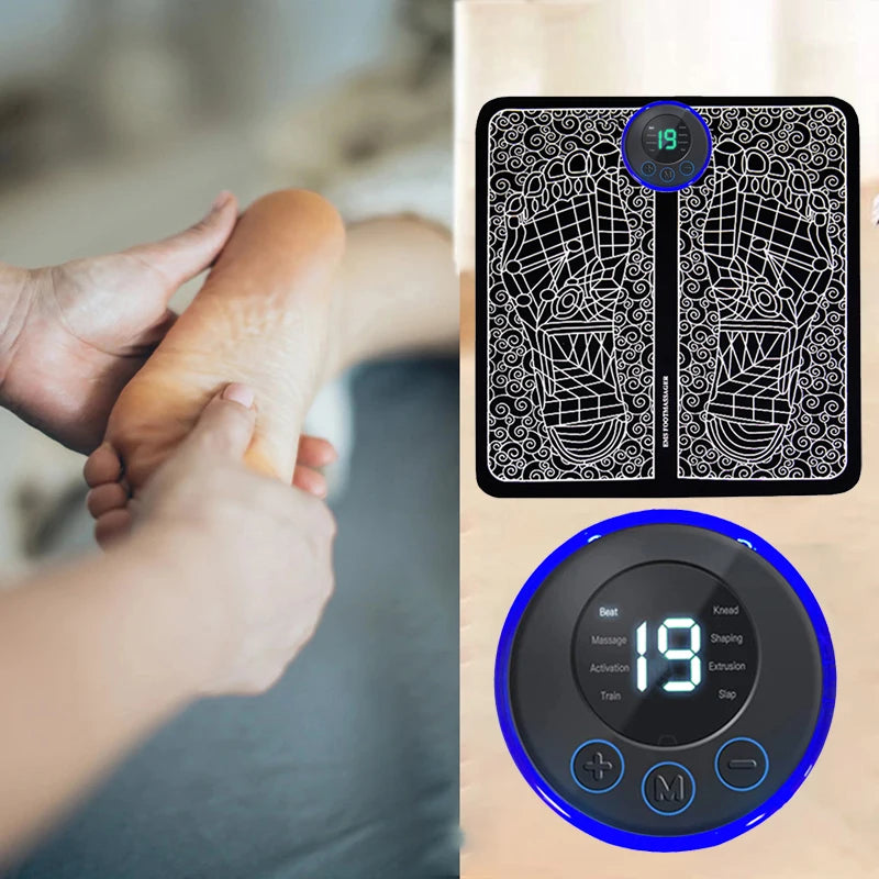 Electric Foot Massager Pad for Muscle Massage and Relaxation