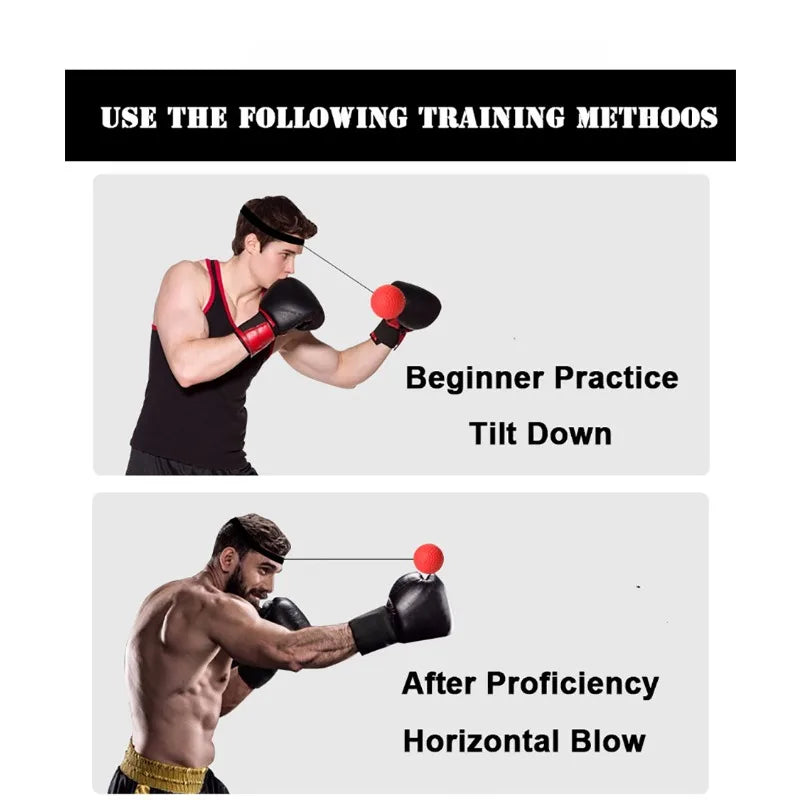 Punching Ball Head-mounted Fighting Training Boxing Reflex Ball