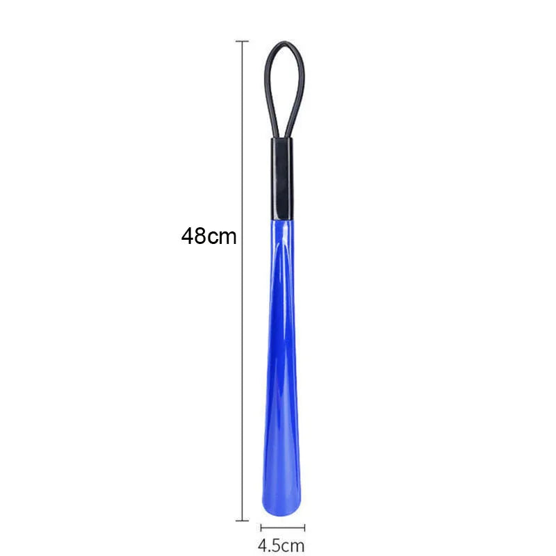 1pc Extra long flexible plastic shoe horns do not require bending durable shoe assistant