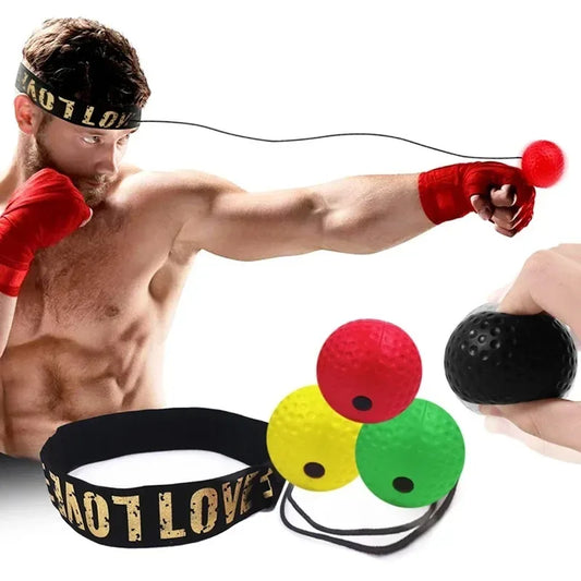 Punching Ball Head-mounted Fighting Training Boxing Reflex Ball