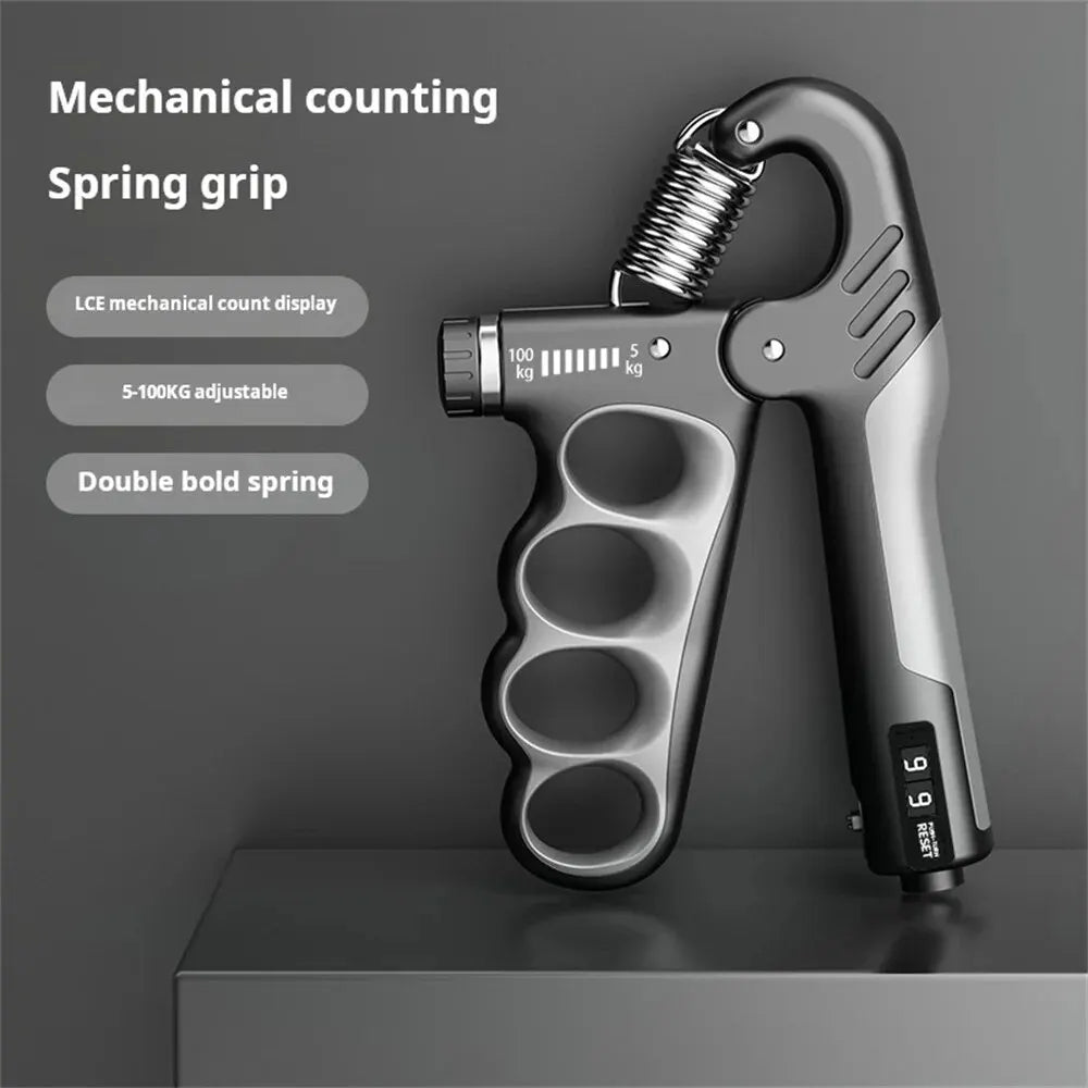 5-100Kg Hand Gripper, Wrist Expander Hand Strengthener Adjustable Dynamometer