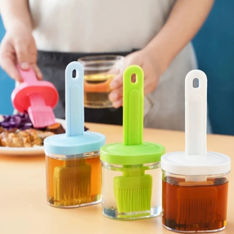 Silicone Oil Brush, Heat Resistant Multipurpose Oil Dispenser