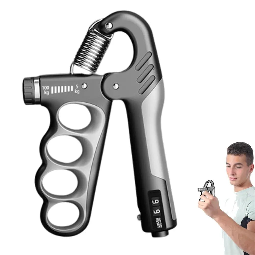 5-100Kg Hand Gripper, Wrist Expander Hand Strengthener Adjustable Dynamometer