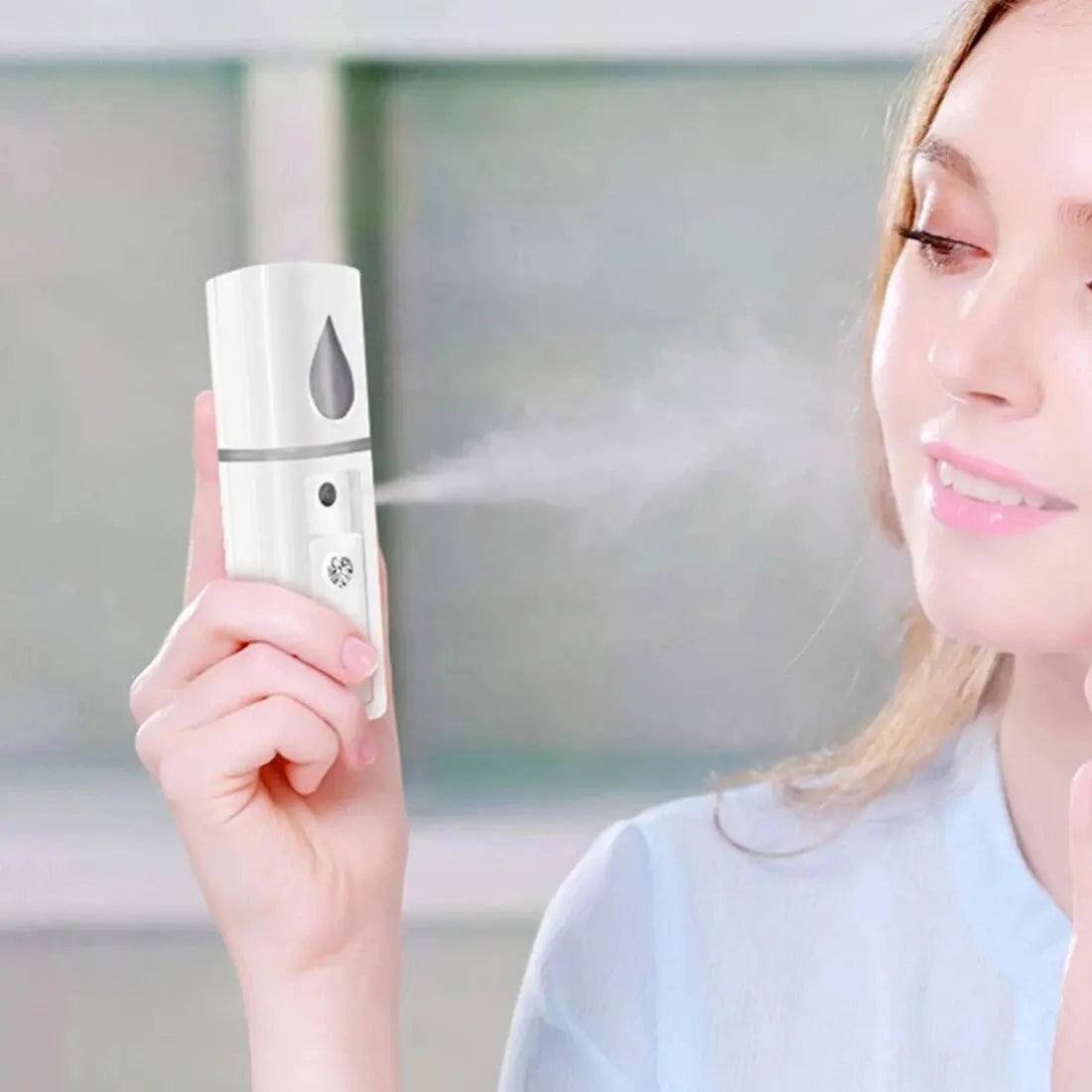 20ml Face Steamer Air Humidifier Portable Facial Sprayer Nebulizer Hydrating Anti-aging Mini Nano Wrinkle Women Beauty Skin Care