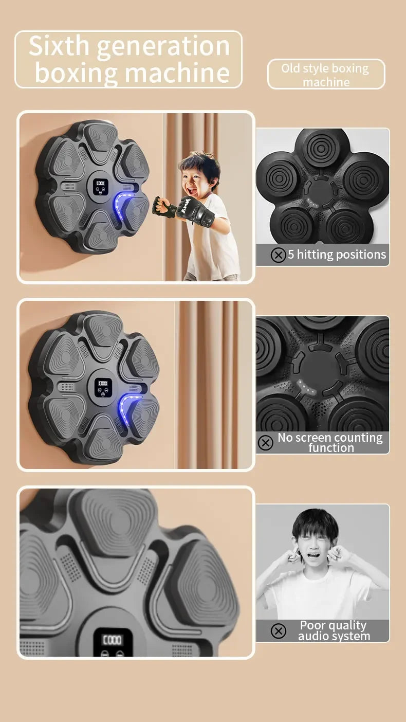 Smart Music Boxing Machine Adult/Children