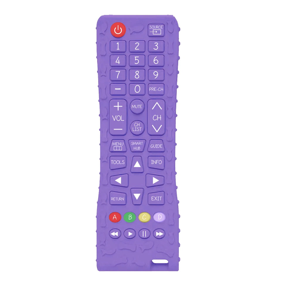 1PC Silicone Baby Toys TV Remote Control Shape Teether Toy