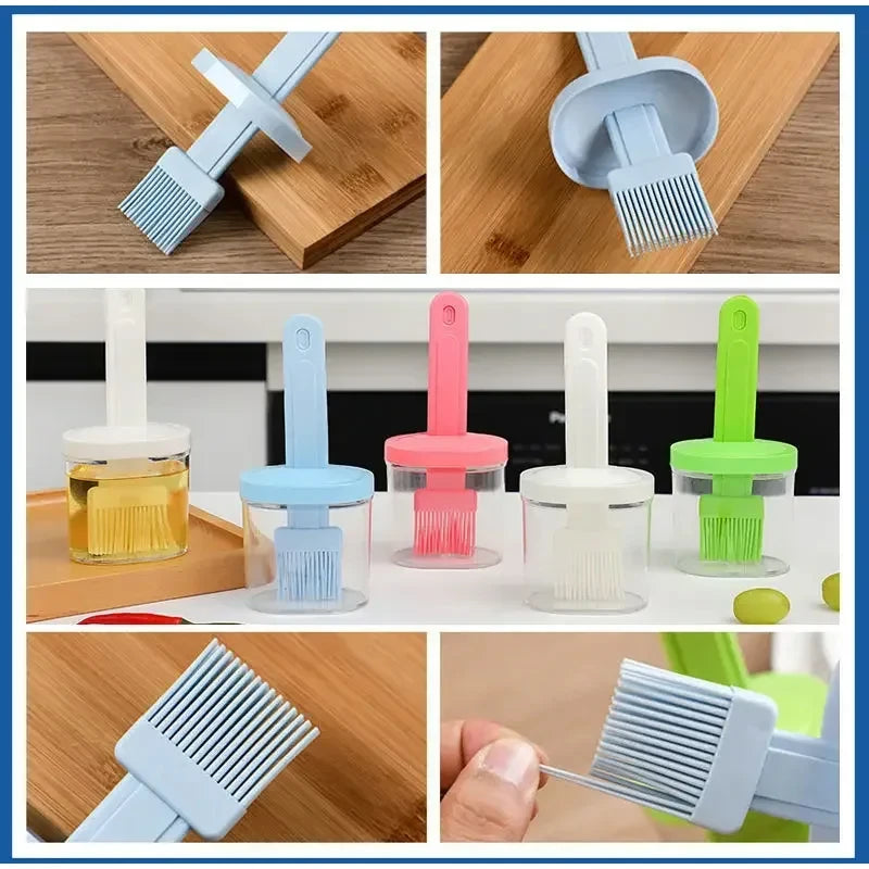 Silicone Oil Brush, Heat Resistant Multipurpose Oil Dispenser