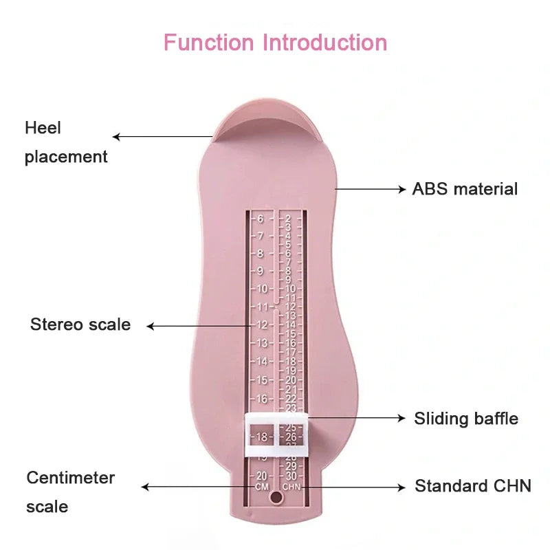 Kids Toddler Foot Shoes Size Measuring Ruler