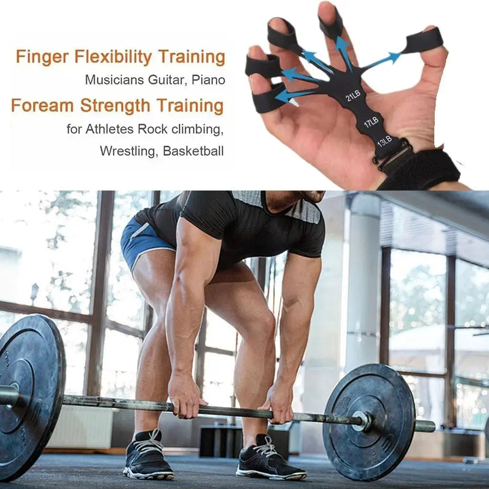 Hand Grip 5 Finger Exerciser Strength Training for Wrist