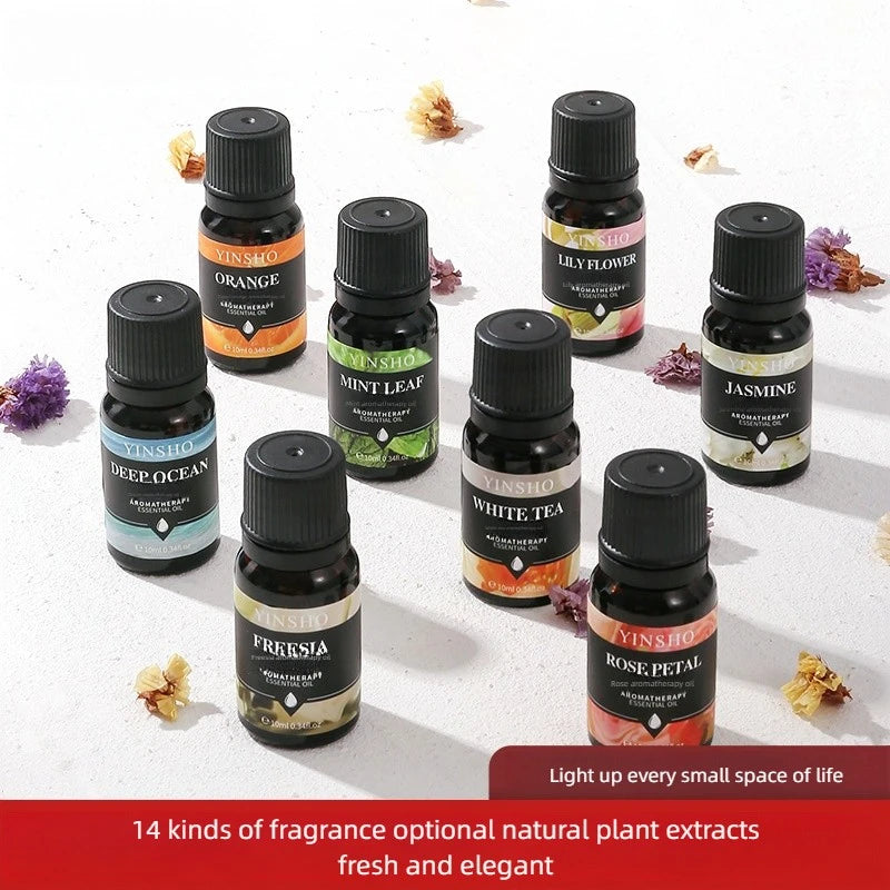 17 Scents 10ml Essential Oils for Aroma Diffuser Air Humidifier Water-soluble