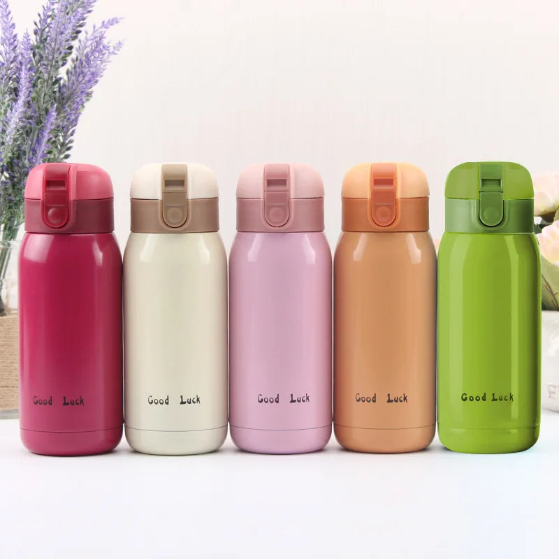 200ml/360ml Cute Candy Mini Stainless Steel Thermal Coffee Mug Vacuum flask insulated