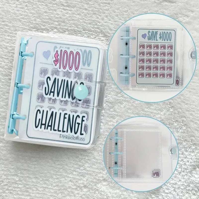 Creative $1,000 Savings Challenge Binder with Envelope