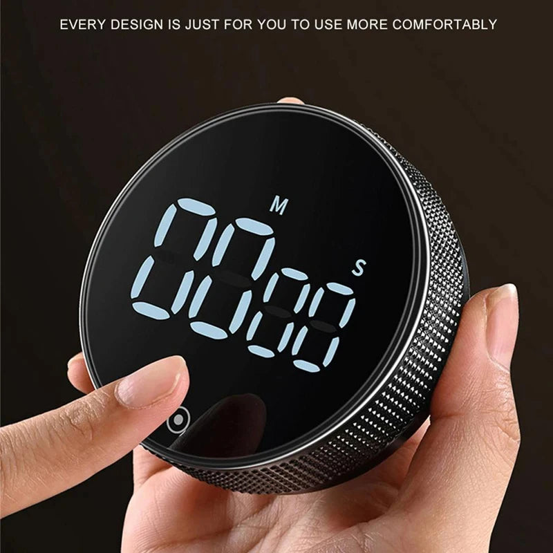 Magnetic Kitchen Timer Digital Timer Manual Countdown Alarm