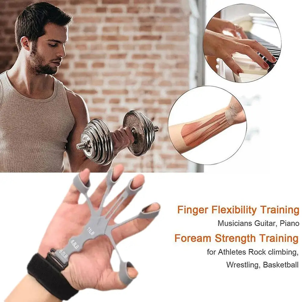 Hand Grip 5 Finger Exerciser Strength Training for Wrist