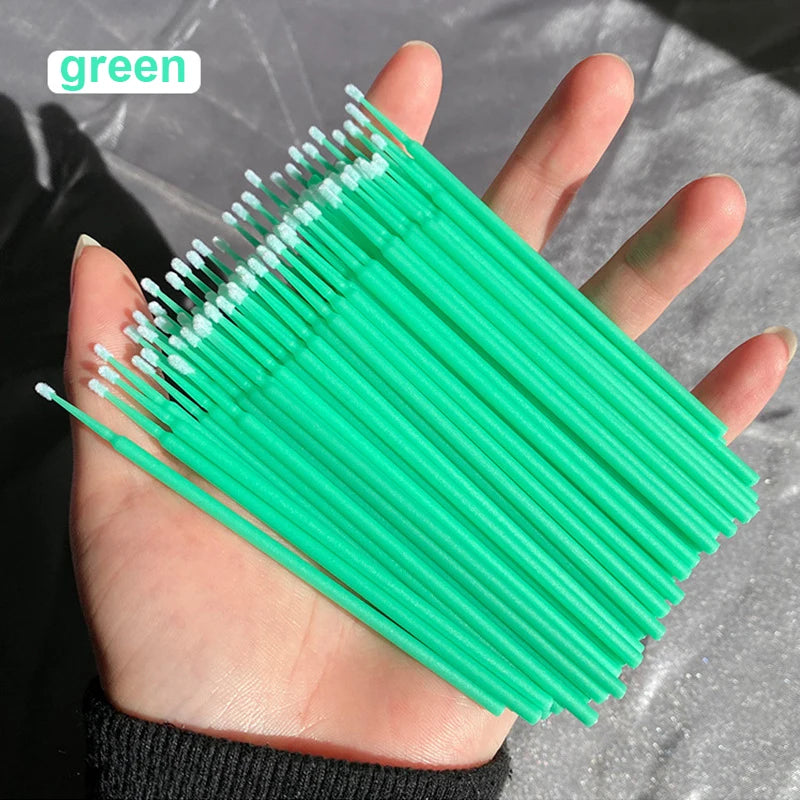 100Pcs Eyelash Cleaning Brush