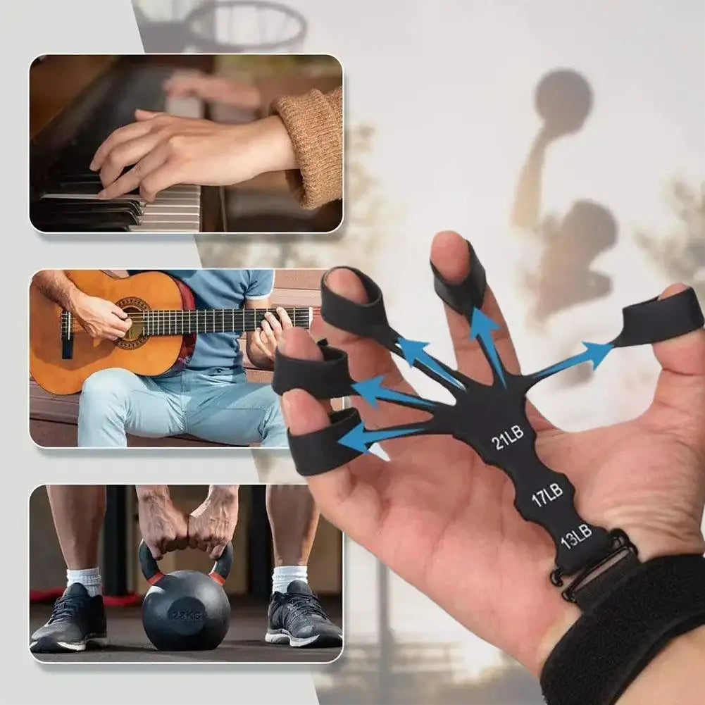 Hand Grip 5 Finger Exerciser Strength Training for Wrist