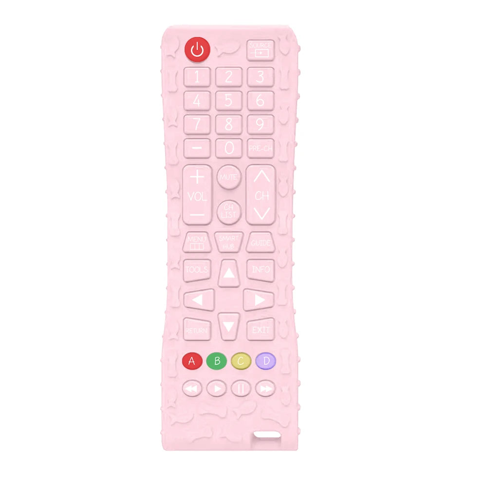 1PC Silicone Baby Toys TV Remote Control Shape Teether Toy