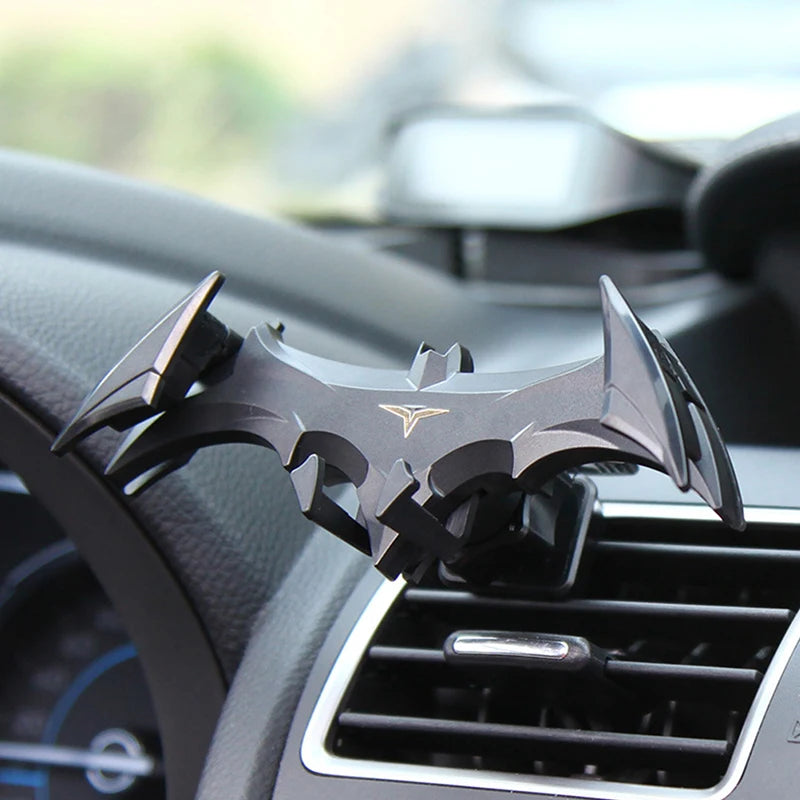 Bat-shaped Gravity Buckle Car Phone Holder Suitable for All 4-6.5 Inch Devices