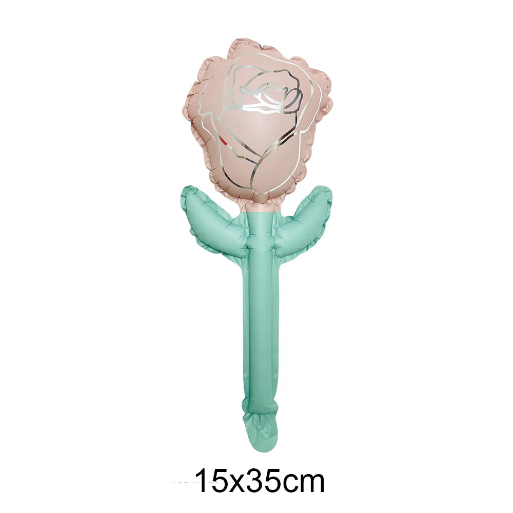 5/10/30/50pcs Mini Rose Flower Balloons