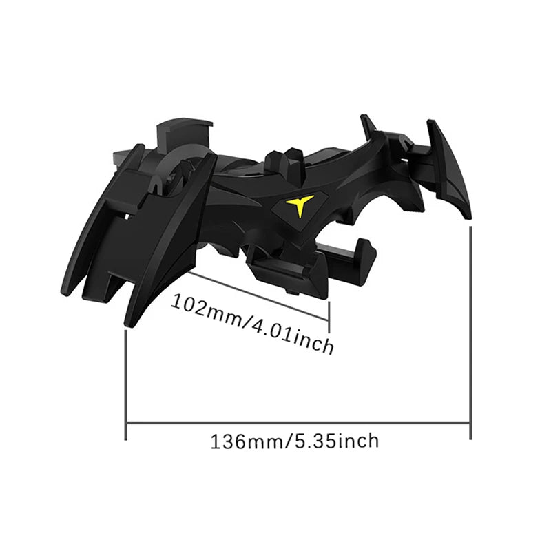 Bat-shaped Gravity Buckle Car Phone Holder Suitable for All 4-6.5 Inch Devices