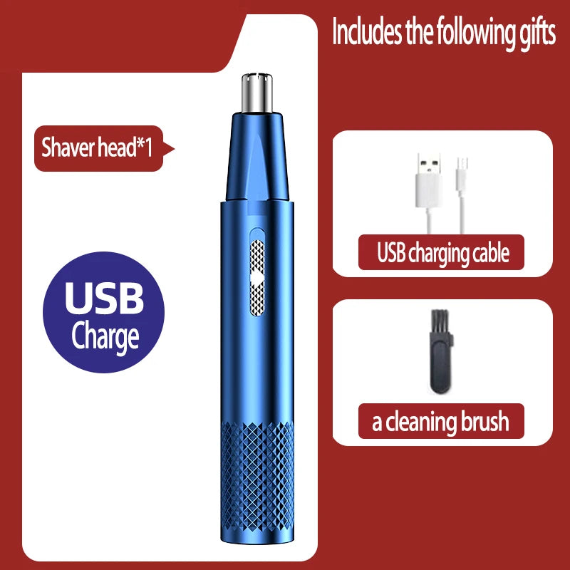 Nose Hair Trimmer USB Charging New High Quality Electric Portable Mini Nose Hair Trimmer