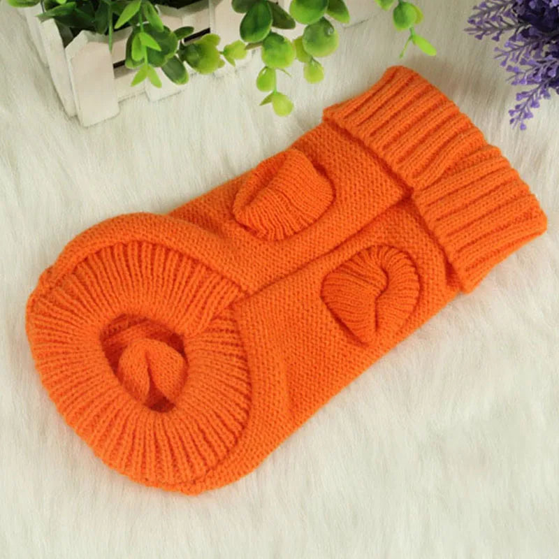 Winter Clothes Knitted Pet Clothes for Small Medium Dogs ,cats